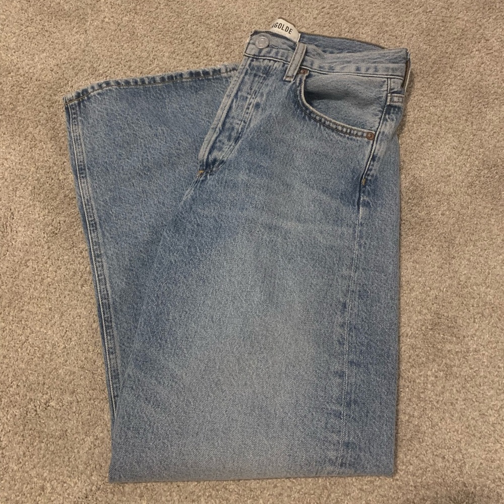 AGOLDE Ren High Rise Wide Leg Jean
